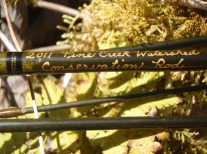My 7-foot Pine Creek watershed rod.